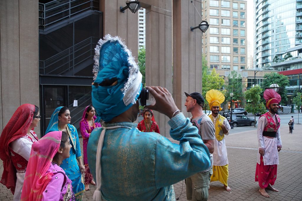 Bhangra dancers, Vancouver